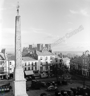 Ripon Cathedral, Market Place and Obelisk